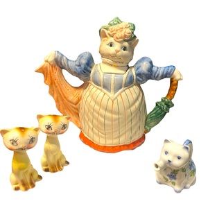 EUC Vintage kitchen cats